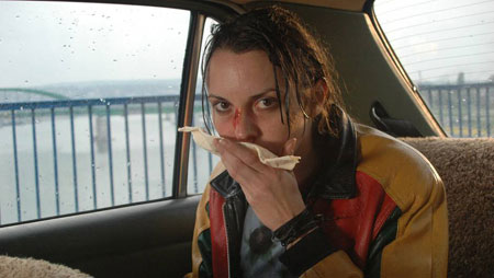 woman broken nose