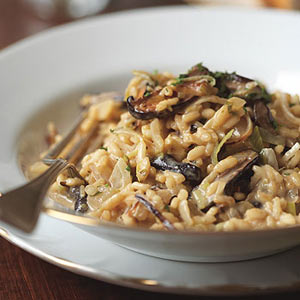Mushroom risotto